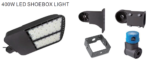 400W LED Parking Lot Light LED Area Light 277V/480V ETL DLC Listed 5 Year Warranty - Image 2