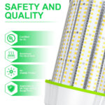 E26 E39 100-277V/277-480V LED Retrofit Lamp 360D LED Corn Bulb UL,cUL,DLC Listed 5years Warranty - Image 5