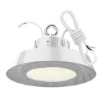 100W 150W 200W 240W 140lm/w 1-10v DIM 6ft power cord Glass Lens Led Ufo High Bay Light SOSEN Driver ETL DLC Listed 5 Year Warranty - Image 2
