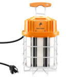 Linkable & Portable ETL LED Temporary Construction Work Light 80W 100W 125W 150W  145LM/W 100-277V with US Plug Plug-n-Play Instant On Job Site Warehouse Garage Lighting - Image 4