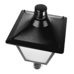LED Post Top Light, DLC/ETL Listed LED Glass Area Light AC120-277V 3CCT(3000K/4000K/5000K) Daylight Outdoor Lamp Pathway Post Top Pole Light Fixture for Yard, Street, Garden, Driveway - Image 3