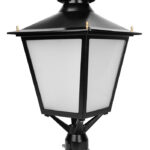 LED Post Top Light, DLC/ETL Listed LED Glass Area Light AC120-277V 3CCT(3000K/4000K/5000K) Daylight Outdoor Lamp Pathway Post Top Pole Light Fixture for Yard, Street, Garden, Driveway