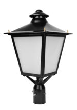 LED Post Top Light, DLC/ETL Listed LED Glass Area Light AC120-277V 3CCT(3000K/4000K/5000K) Daylight Outdoor Lamp Pathway Post Top Pole Light Fixture for Yard, Street, Garden, Driveway