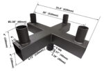 Parking lot light Quad 90° Horizontal Tenon Adaptor for LED shoebox light - Image 2