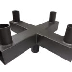 Parking lot light Quad 90° Horizontal Tenon Adaptor for LED shoebox light