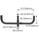 Parking lot light 180° Triple Bullhorn for LED shoebox light - Image 2