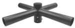 Parking lot light Quad Spoke Bracket 90° Arms for LED shoebox light