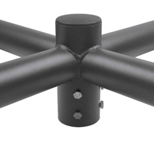 Parking lot light Quad Spoke Bracket 90° Arms for LED shoebox light