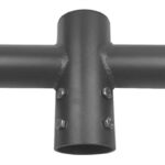 Parking lot light Twin Spoke Bracket 180° Arms for LED shoebox light